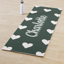 Corazones Personalizados Verde Salvia Oscuro