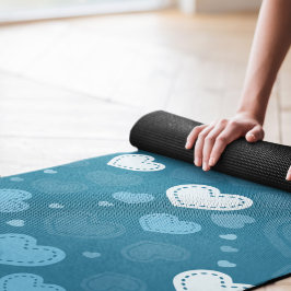 Esterilla De Yoga corazones valentinos