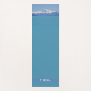Esterilla De Yoga Cordillera Azul y Blanca Personalizada