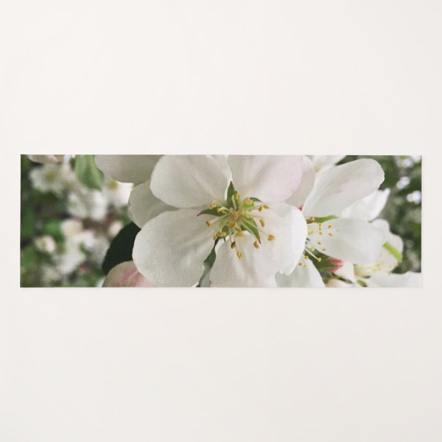 Esterilla De Yoga Crabapple floreciente (Anverso (horizontal))