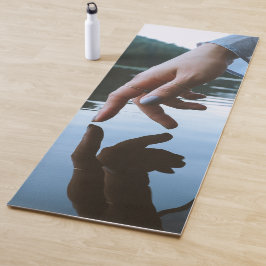 Esterilla De Yoga Crea tu retrato de mano minimalista simple moderno