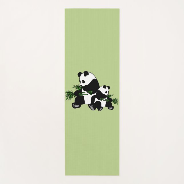 Esterilla De Yoga Crecimiento de Panda (Anverso)