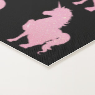 Esterilla De Yoga Creo en el unicornio rosa invisible.