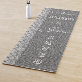Esterilla De Yoga Cristiano Denim Lace El Sur Criado Jesús Salvado