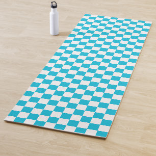 Esterilla De Yoga Cuadro clásico azul acuático