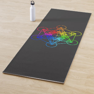 Esterilla De Yoga Cubo Metatrón de Geometría Sagrada
