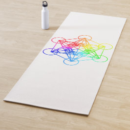 Esterilla De Yoga Cubo Metatrón de Geometría Sagrada