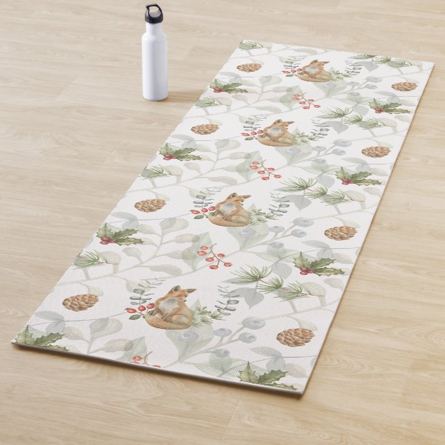 Esterilla De Yoga Curte forestal de Fox Woodland Winter (In situ)