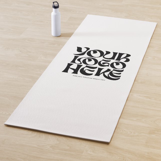 Esterilla De Yoga Custom Business Logo, Text Simple Promotional (In situ)