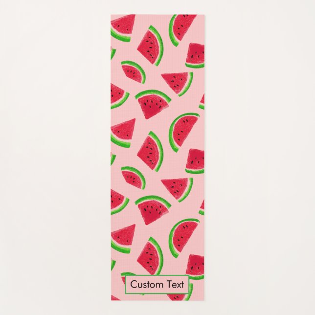 Esterilla De Yoga Custom Watermelon Slice Pattern (Anverso)