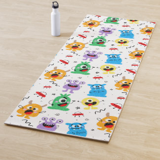 Esterilla De Yoga Cute Little Monsters