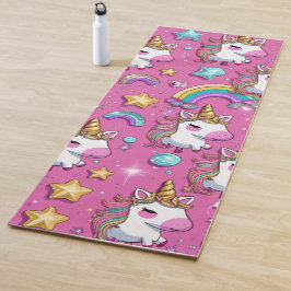 Esterilla De Yoga Cute magical unicorn pattern rainbow for her