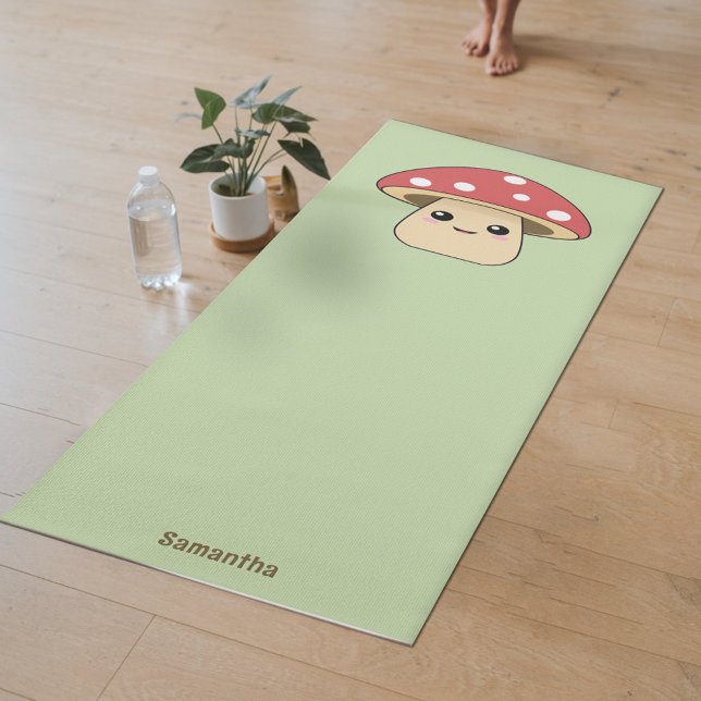 Esterilla De Yoga Cute Mushroom (Cute Mushroom Yoga Mat)