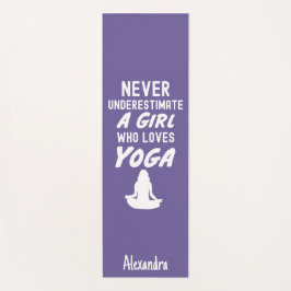 Esterilla De Yoga Cute Purple Yoga Gifts For Little Girls Kids Yogi