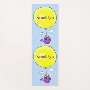 Esterilla De Yoga Cute ratón en la lata de riego con personalizado d