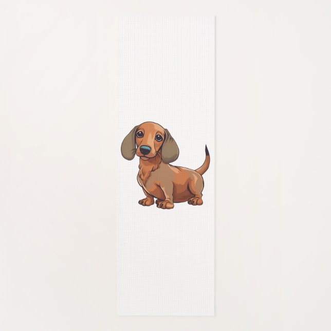 Esterilla De Yoga Dachshund Dog Cute (Anverso)