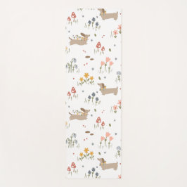 Esterilla De Yoga Dachshund Lover Weiner Dog Sausage Dog Wildflower