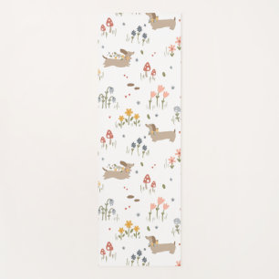 Esterilla De Yoga Dachshund Lover Weiner Dog Sausage Dog Wildflower
