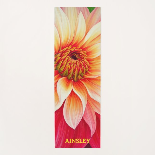Esterilla De Yoga Dahlia Afternoon (Anverso)