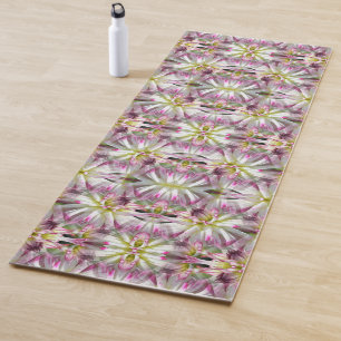 Esterilla De Yoga Dahlia Flower Petals Multiplied Resumen