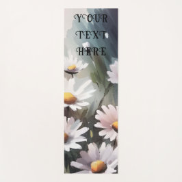 Esterilla De Yoga Daisies de color de agua Personalizado de patrón f