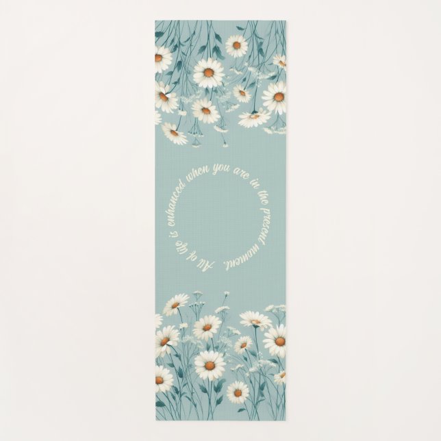 Esterilla De Yoga Daisy Abundante (Personalizar) (Anverso)