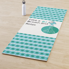 Esterilla De Yoga Dé un respiro y relájese en el yoga
