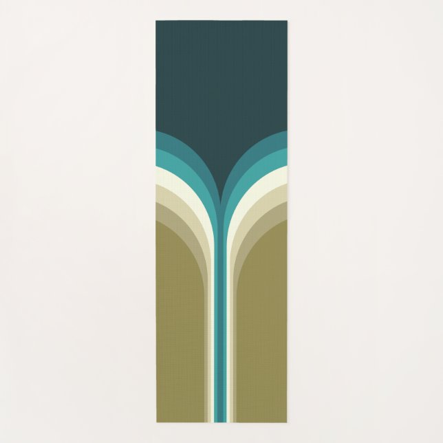 Esterilla De Yoga Decoración de doble arco estilo retro (Anverso)