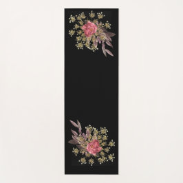 Esterilla De Yoga decoración de flores