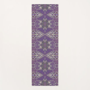 Esterilla De Yoga Deep Purple Art Nouveau Deco Kaleidoscópico Fracta