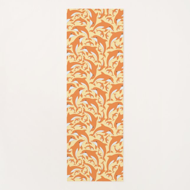 Esterilla De Yoga Delfines Cute (Anverso)