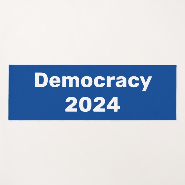 Esterilla De Yoga Democracia 2024 Elecciones Presidenciales (Anverso (horizontal))