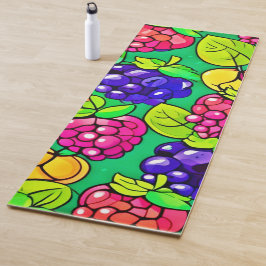 Esterilla De Yoga Deslumbramiento de Berry de verano