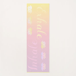 Esterilla De Yoga Desvanecimiento de la inhalación