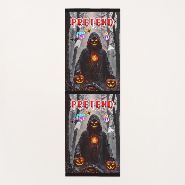 Esterilla De Yoga Día de las Brujas (Anverso)