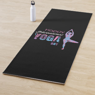 Esterilla De Yoga Día Internacional del Yoga