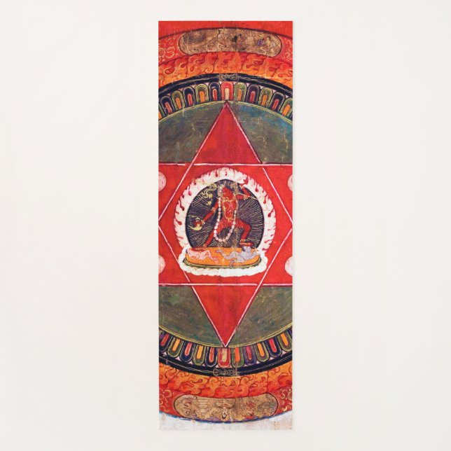 Esterilla De Yoga Diagrama cósmico de Mandala para meditación (Anverso)