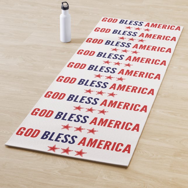 Esterilla De Yoga Dios bendiga a Estados Unidos (In situ)