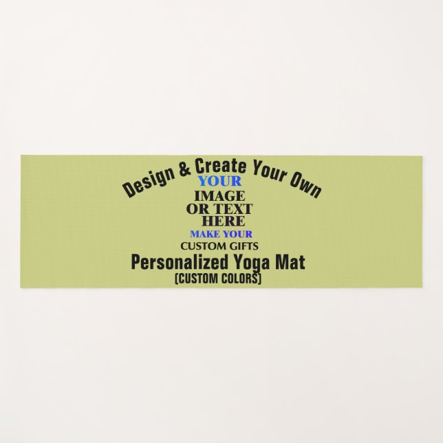 Esterilla De Yoga Diseñar y crear su propio Personalizado personaliz (Anverso (horizontal))