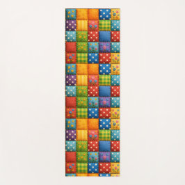 Esterilla De Yoga Diseño brillante de la trama en colores arcoiris