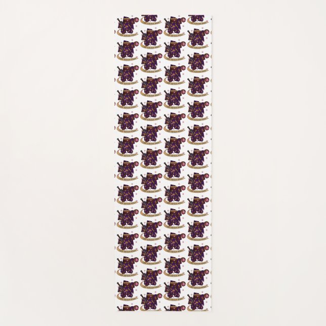 Esterilla De Yoga Diseño de dados de bloqueo (Anverso)