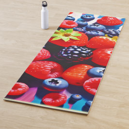Esterilla De Yoga Diseño de Delicia de Explosión Berryliciosa