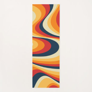 Esterilla De Yoga Diseño de giro colorido y abstracto