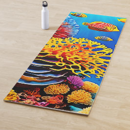 Esterilla De Yoga Diseño de jardines de coral subacuáticos