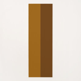 Esterilla De Yoga Diseño de medias partes marrón oscuro claro