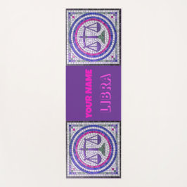 Esterilla De Yoga diseño de mosaico de Libra