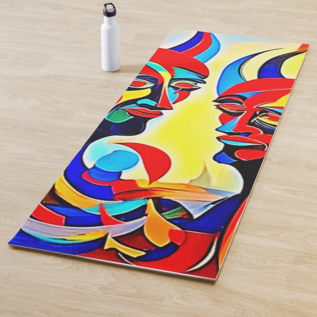 Esterilla De Yoga Diseño de pares de espíritus vivos (In situ)