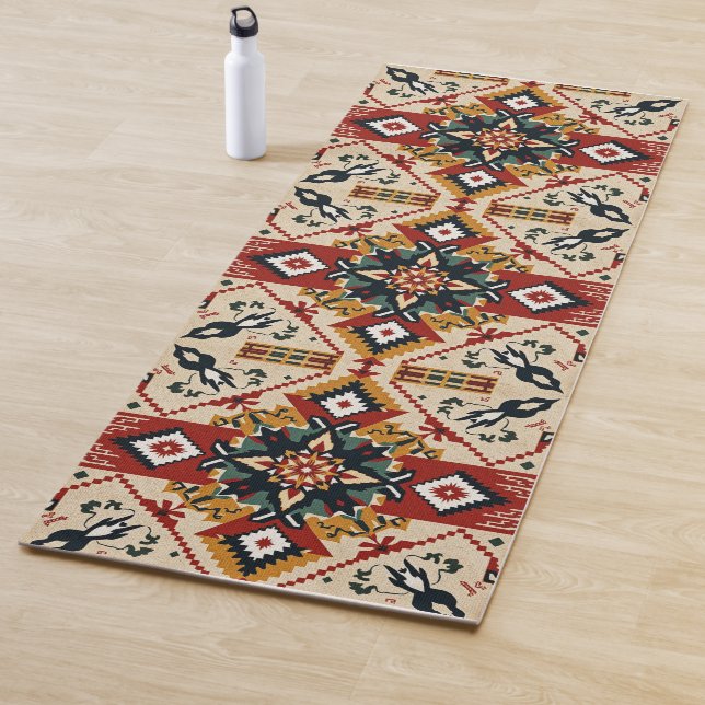 Esterilla De Yoga Diseño de patrones del suroeste (In situ)