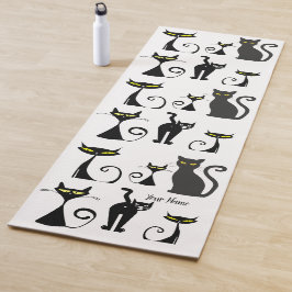 Esterilla De Yoga Diseño gracioso de patrones humorísticos para gato