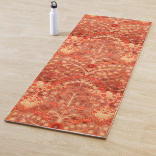 Esterilla De Yoga Diseño indio antiguo de la materia textil en